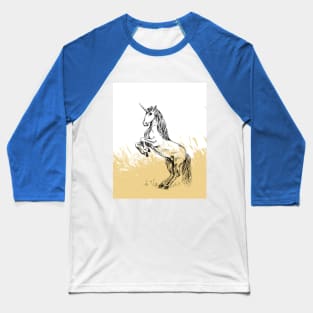 Unicorn print Baseball T-Shirt